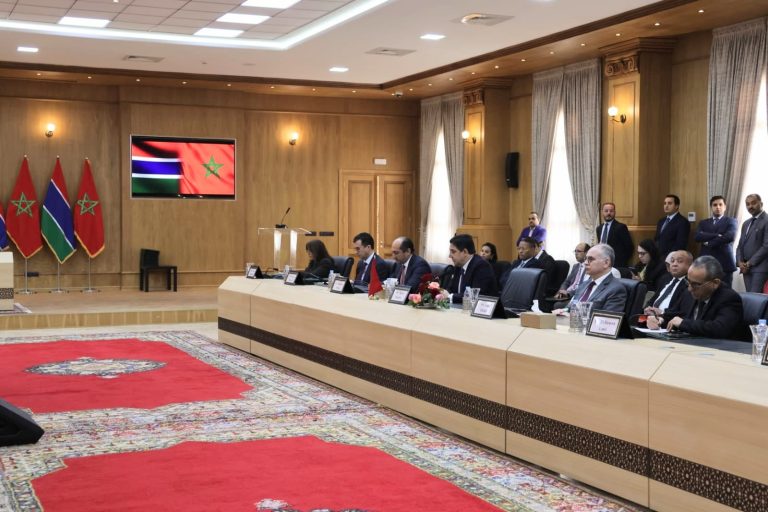 La Gambie salue les efforts constants du Maroc, sous la conduite sage et éclairée de SM le Roi, en faveur du développement de l’Afrique