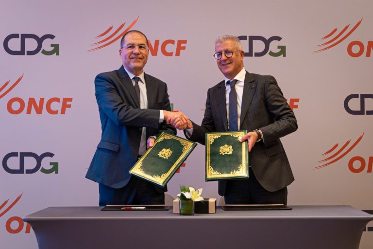 Rabat : la CDG et l’ONCF scellent un partenariat stratégique