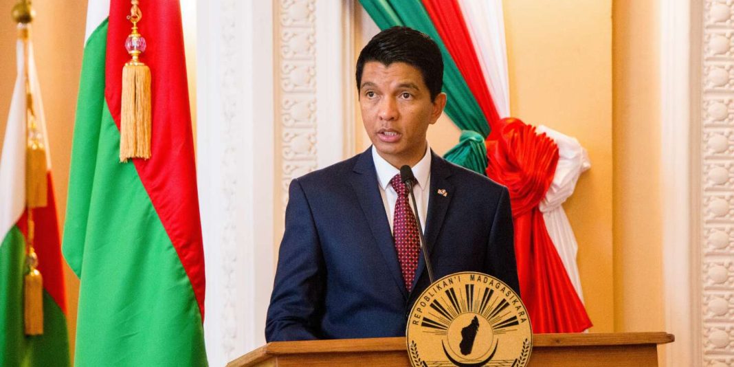 Madagascar's President Andry Rajoelina