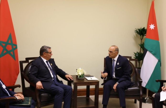 M. Akhannouch s'entretient avec le Premier ministre jordanien
