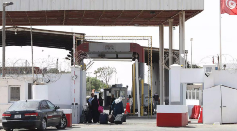 frontalier entre la Libye et la Tunisie