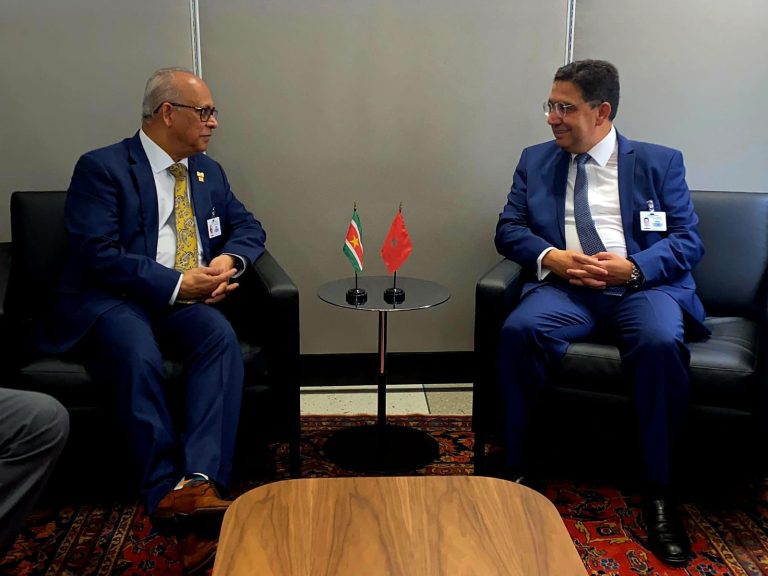 M. Bourita s’entretient à New York avec son homologue du Suriname