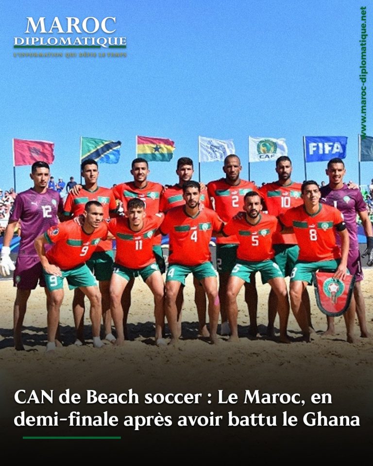CAN de Beach Soccer (Egypte-2024): Le Maroc s’impose face au Ghana (5-2)