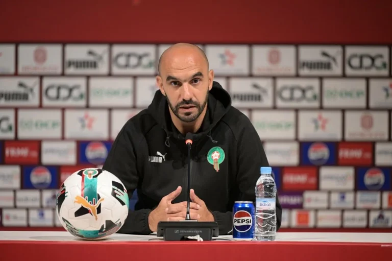 Eliminatoires Mondial-2026: Conférence de presse du sélectionneur national Walid Regragui, vendredi à Salé