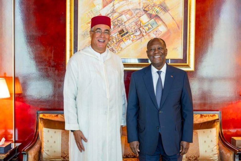 L’ambassadeur du Maroc en Côte d’Ivoire fait ses adieux au président Alassane Ouattara