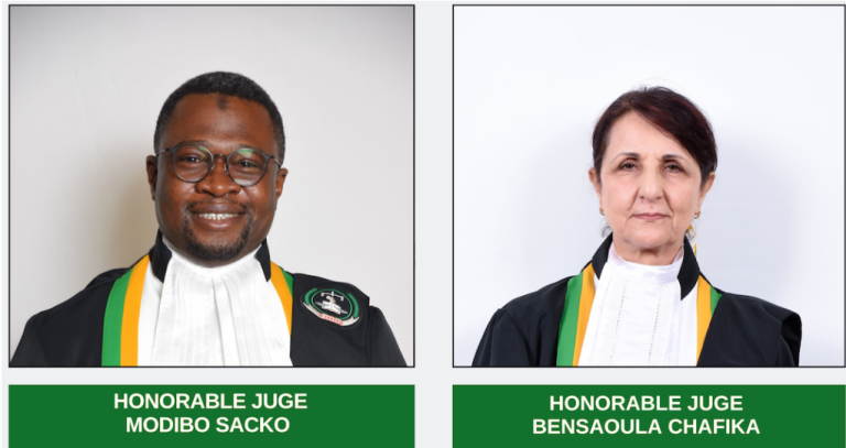 La cour africaine des droits de l’homme et des peuples a élu ses nouveaux président et vice-présidente
