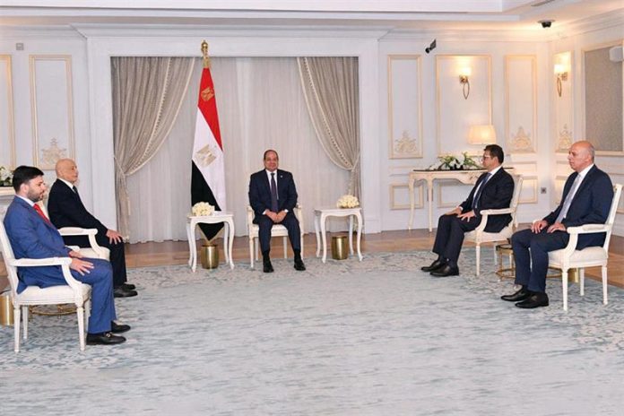 Abdel Fattah al-Sissi a rencontré Aguila Saleh à Al-Alamein, pour discuter des derniers développements en Libye