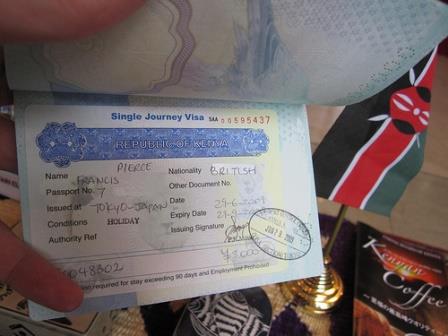 Kenya / visa pour les pays africains