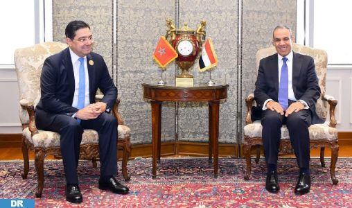 Bourita avec son homologue egyptien