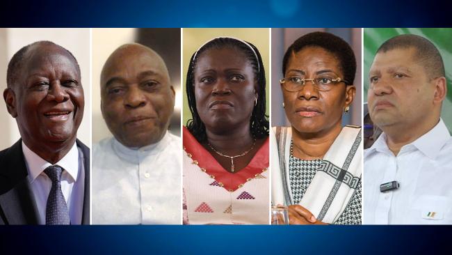CANDIDATS PRESIDENTIELLE IVOIRIENNE