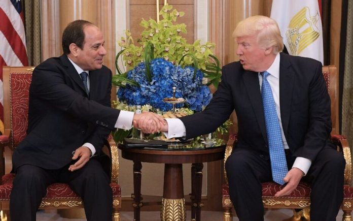 Trump et Sissi