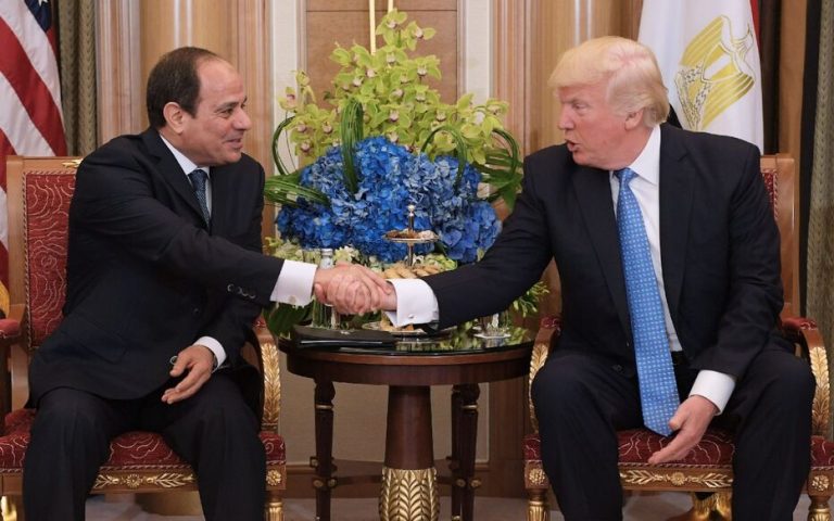 Trump et Sissi